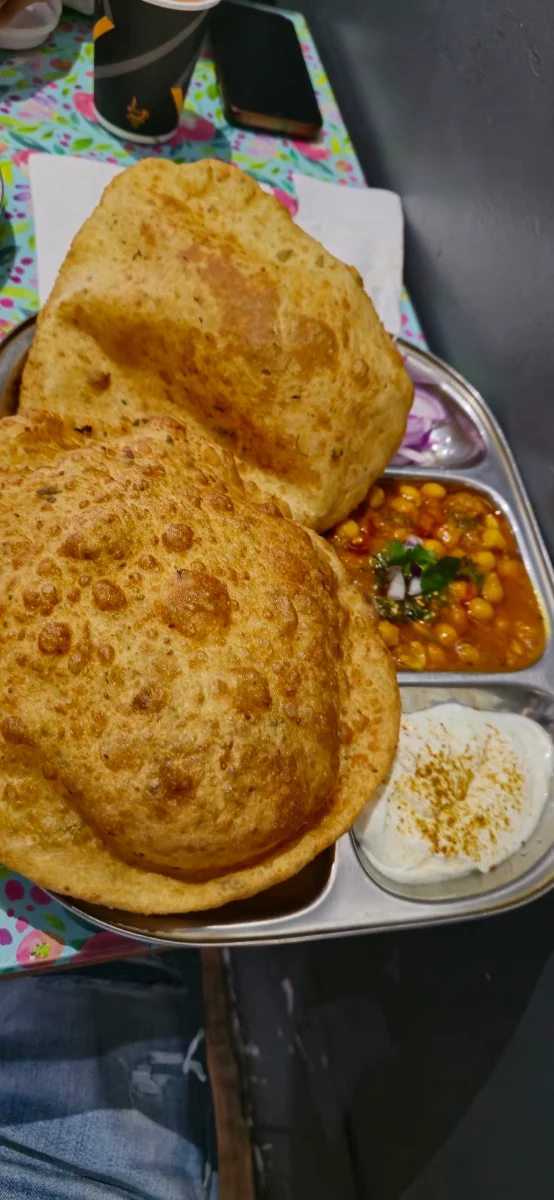 Channa Bhatura or Puri