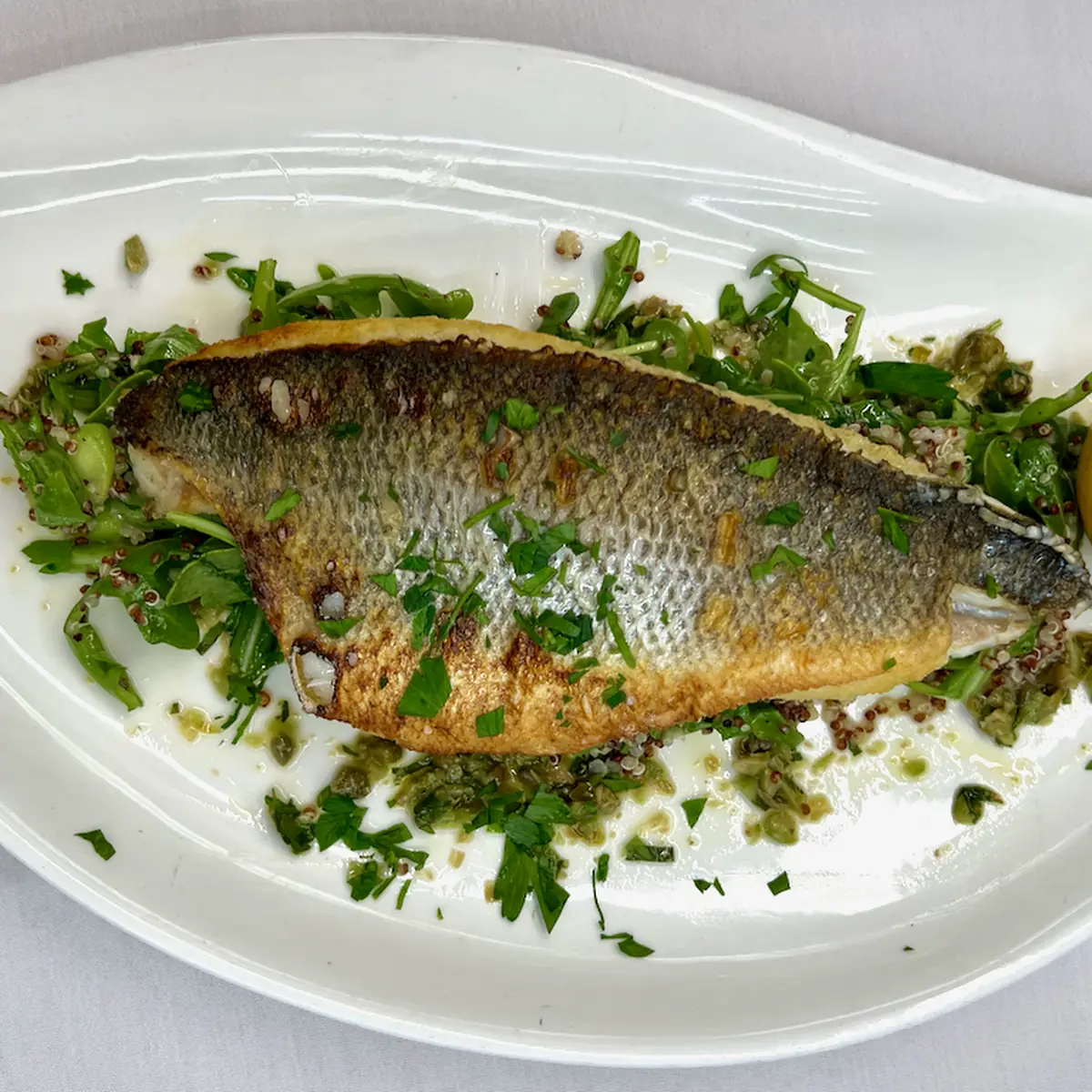 Pan-Seared Branzino