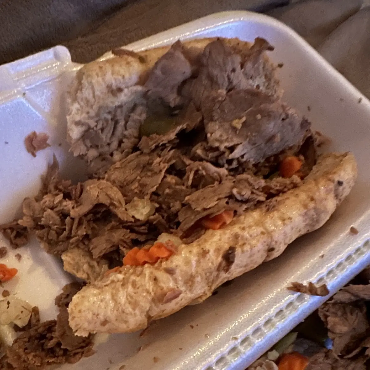 Spicy Italian Beef Sandwich