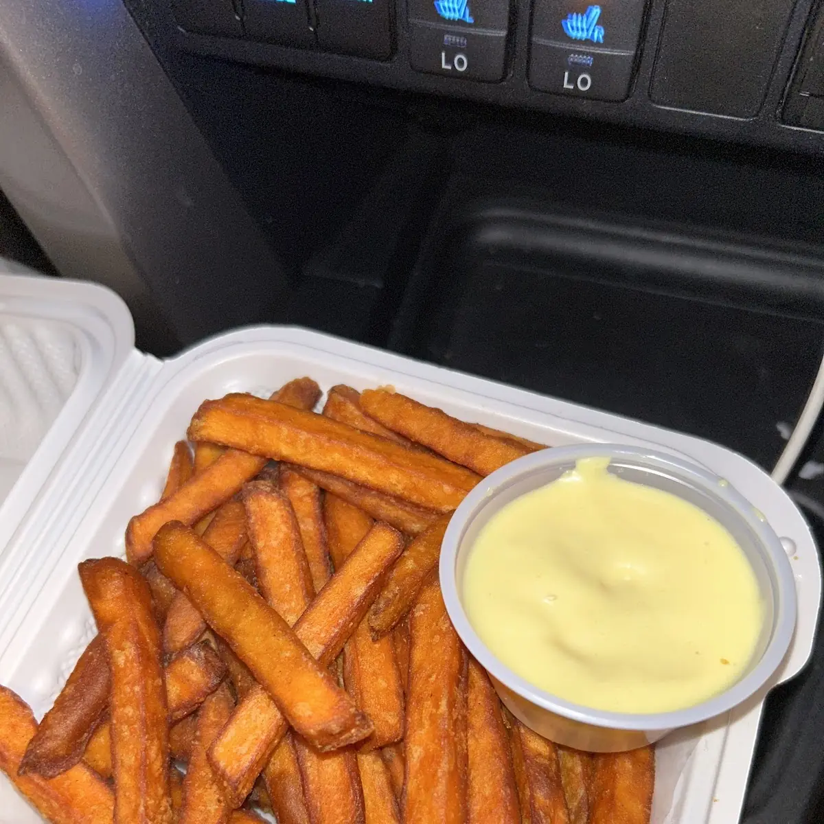 Sweet Potato Fried with Lemon Sauce