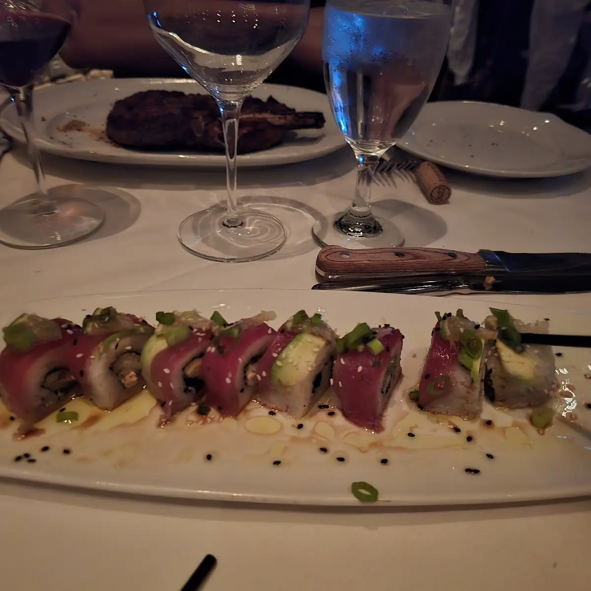 Ahi Tuna Sashimi Style