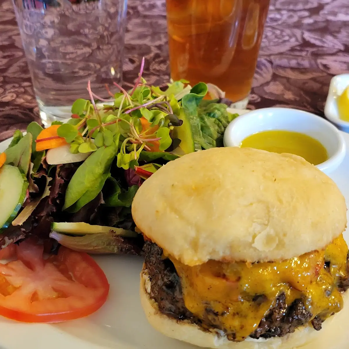 Green Chile Cheese Burger