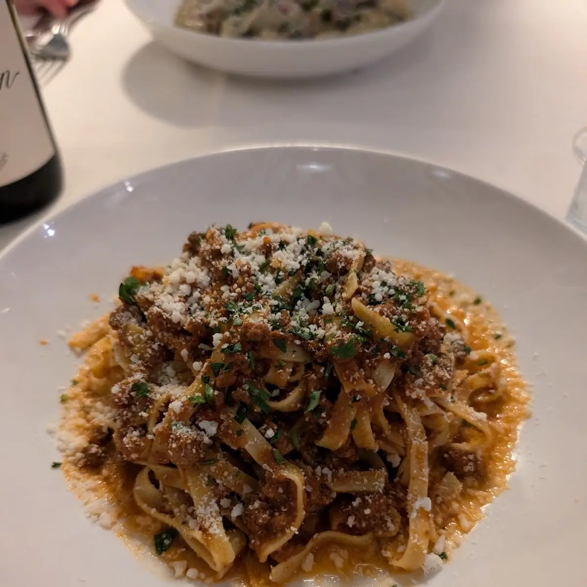 Fettuccine Bolognese