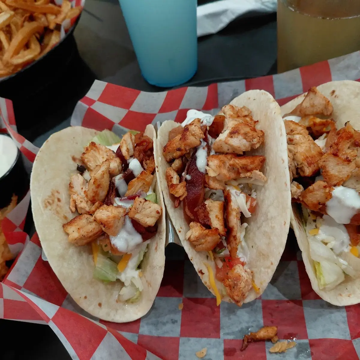 Chicken or Shrimp Tacos