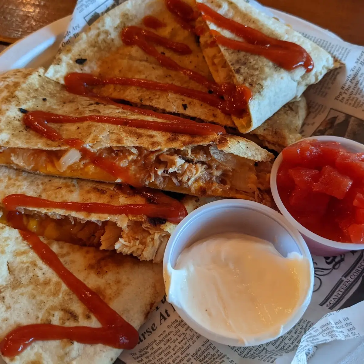 Barbecue Quesadilla