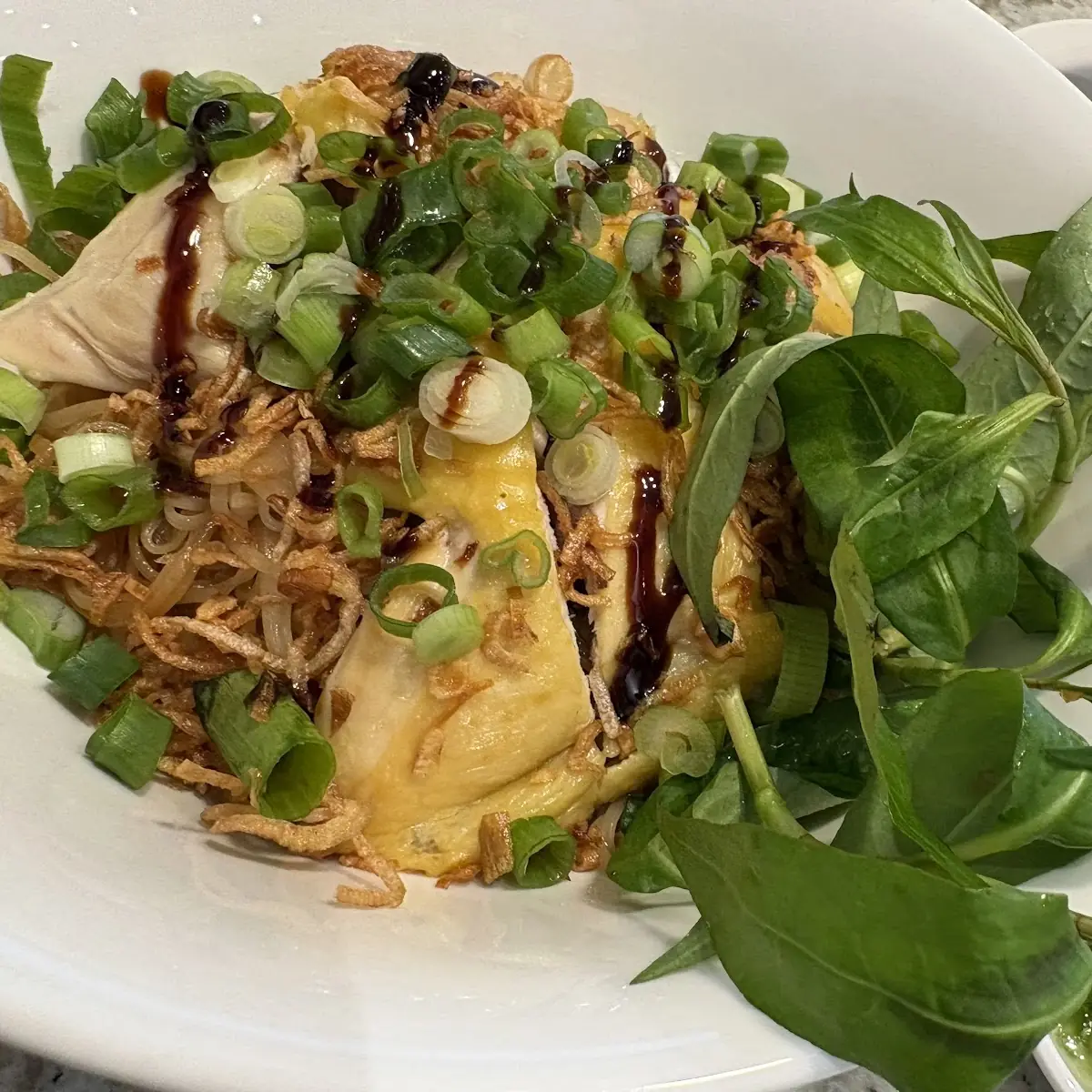 Dry Noodle with Steamed Chicken