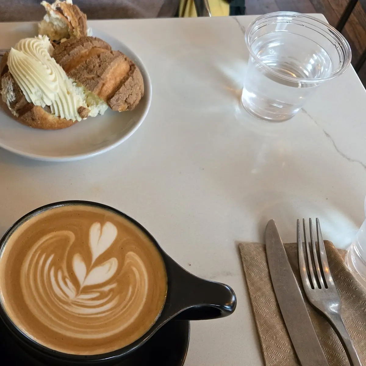 Latte and Pastry
