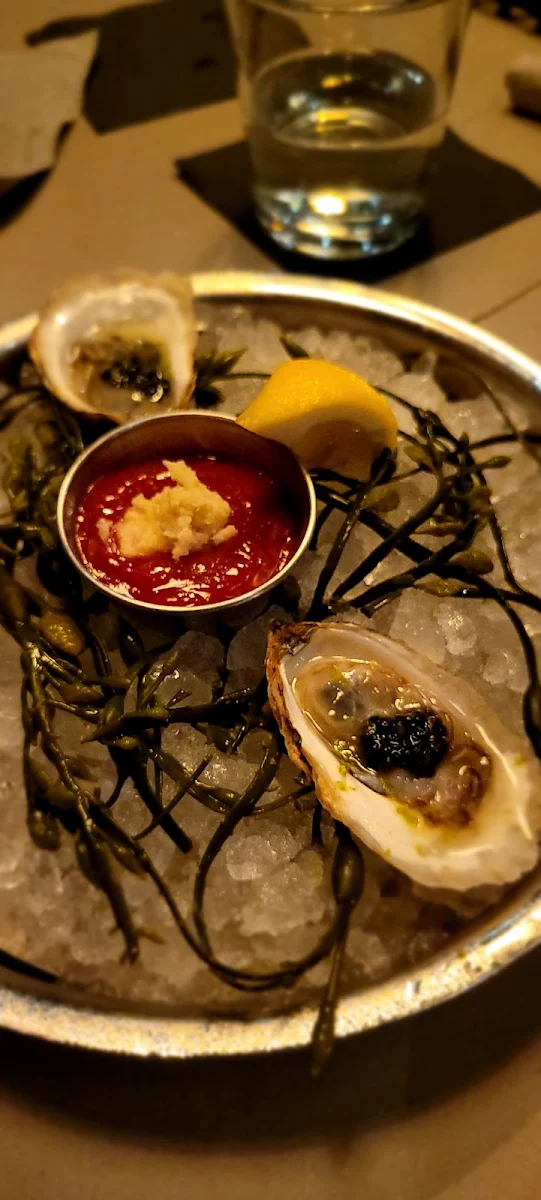 Imperial Oysters on the Half Shell