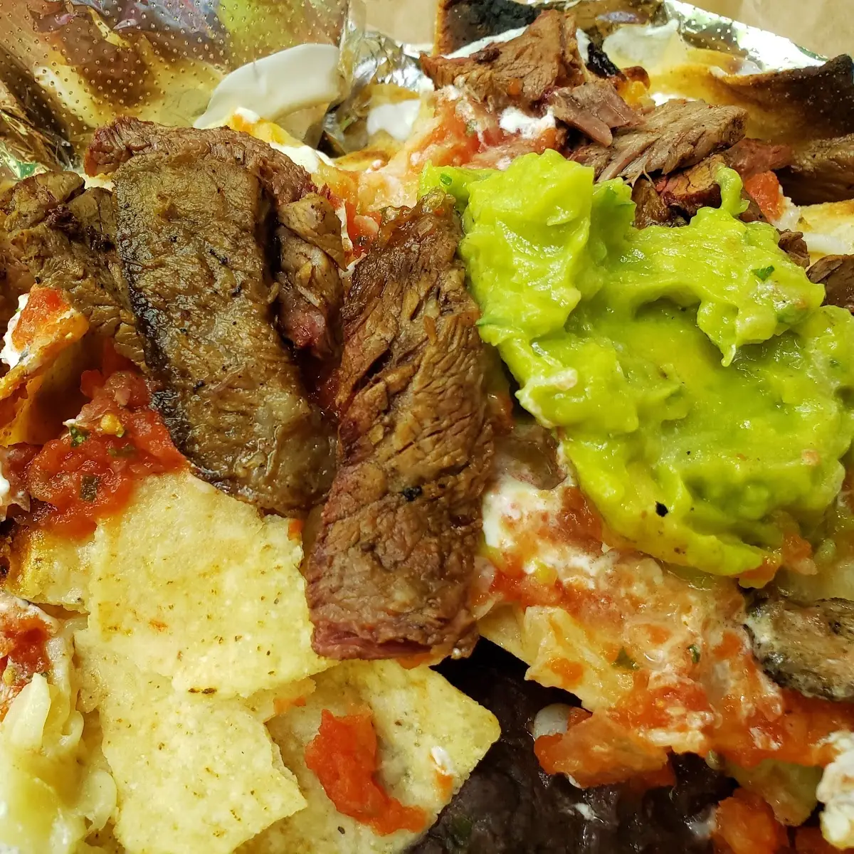 Steak Nachos Supreme