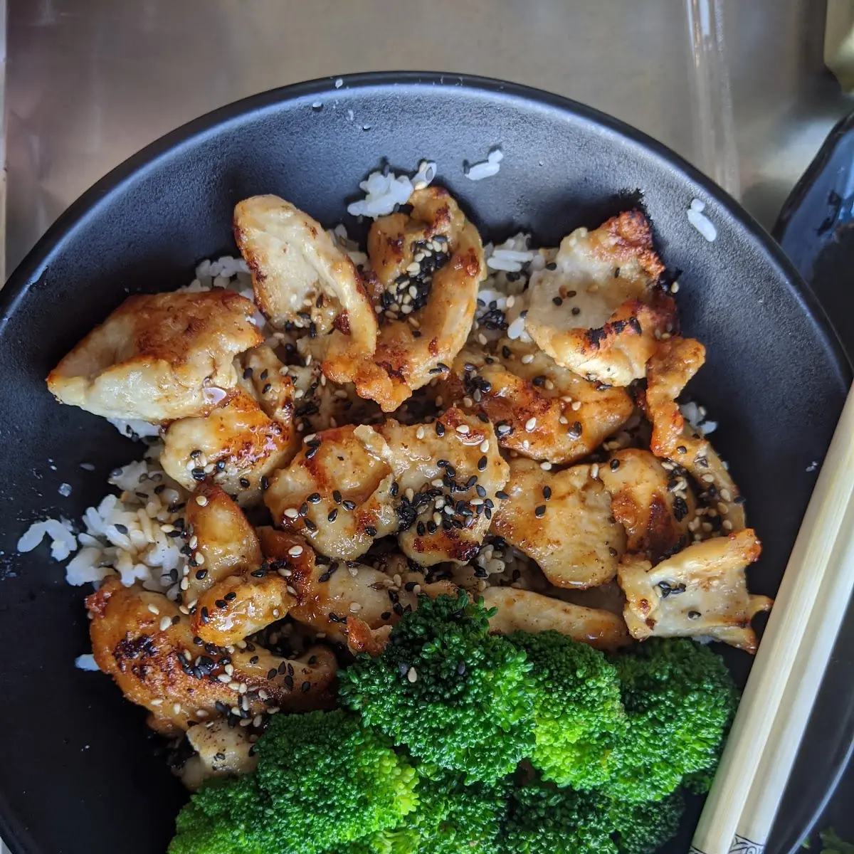 Rice Bowl with Teriyaki Chicken