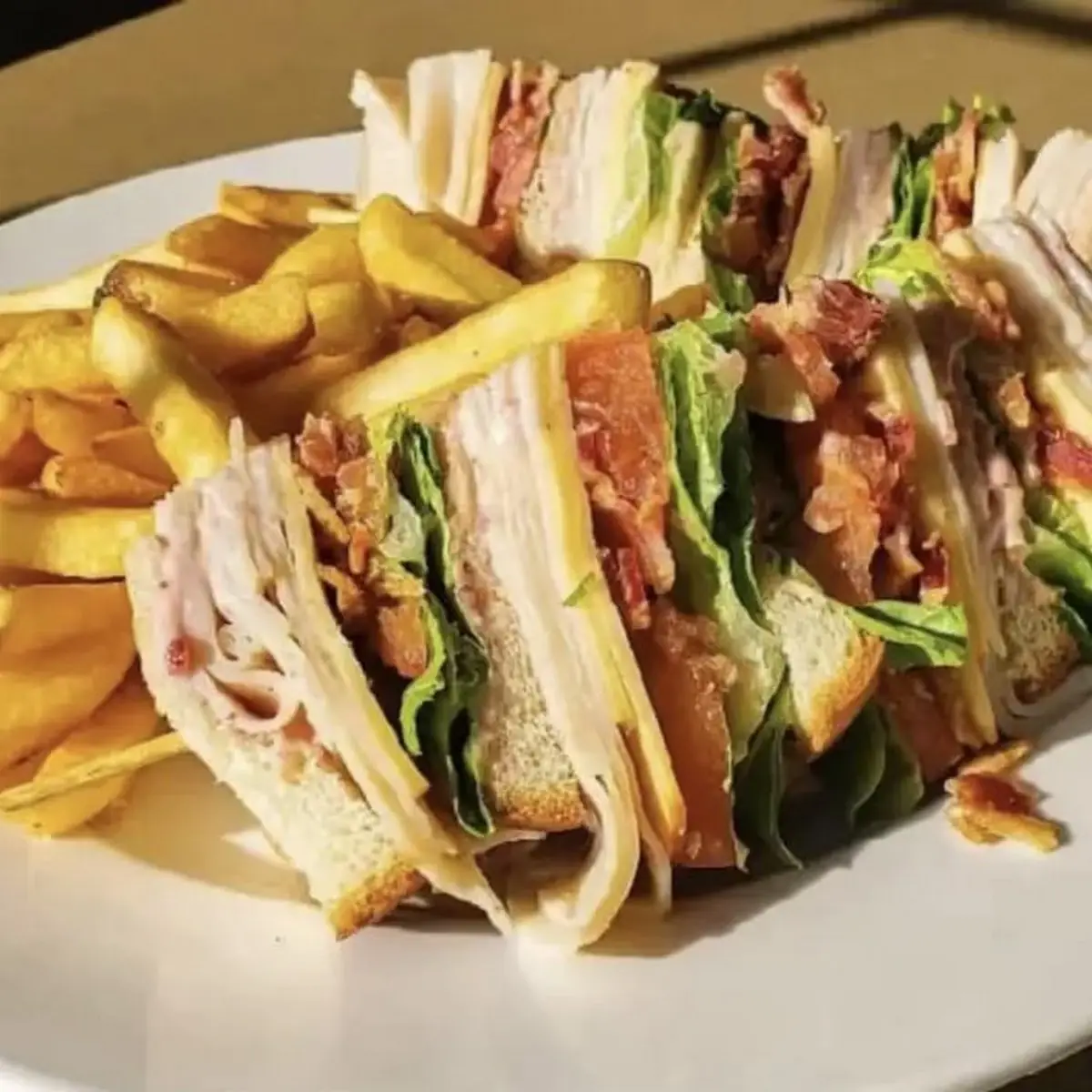 Abingdon Turkey Club Sandwich