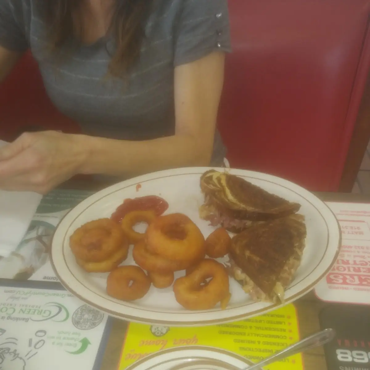 Reuben Sandwich Onion Rings