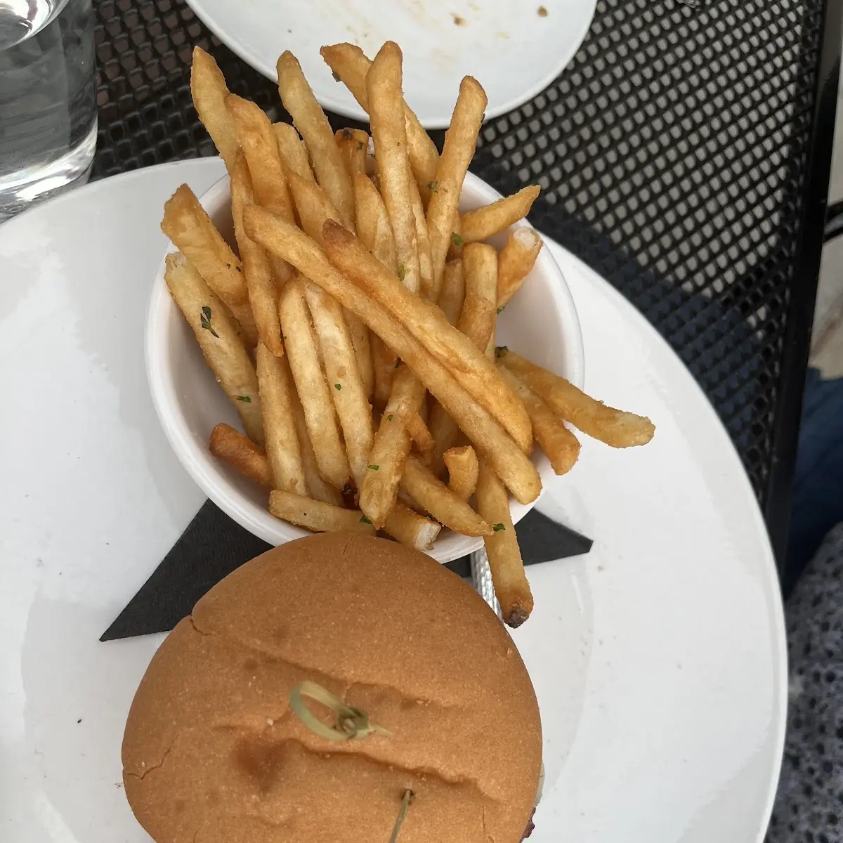 Burger and Fries