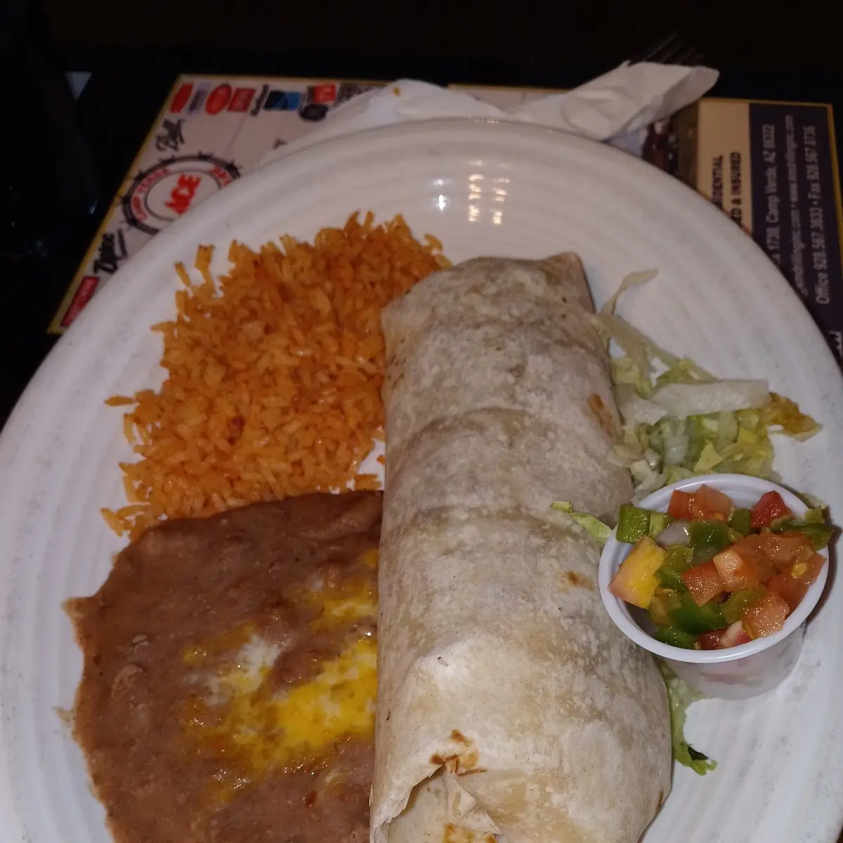 Carne Asada Burrito