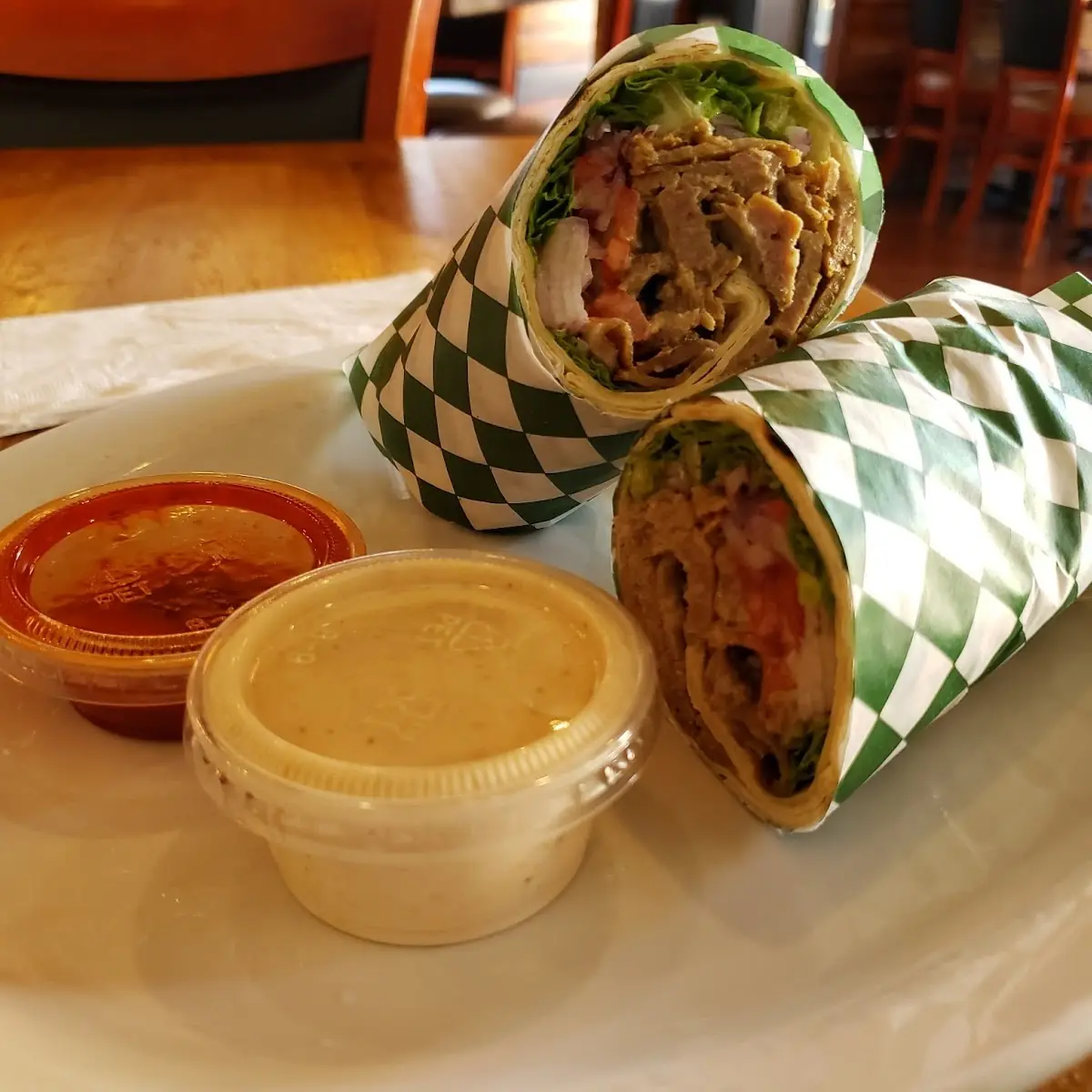 Lamb & Beef Gyro Wrap hl