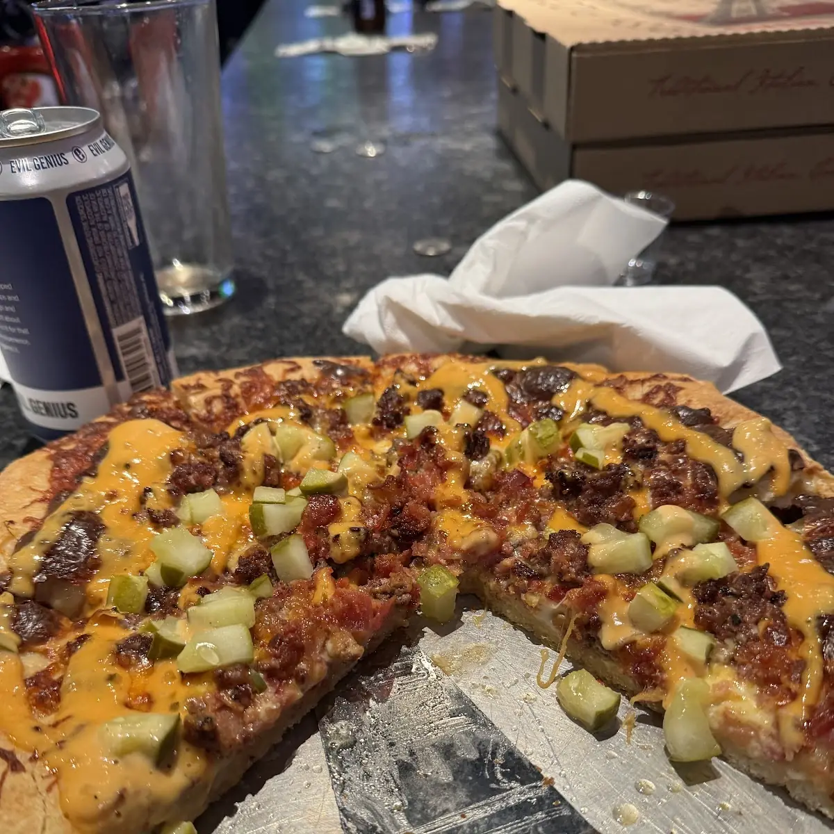 Cheeseburger Pizza