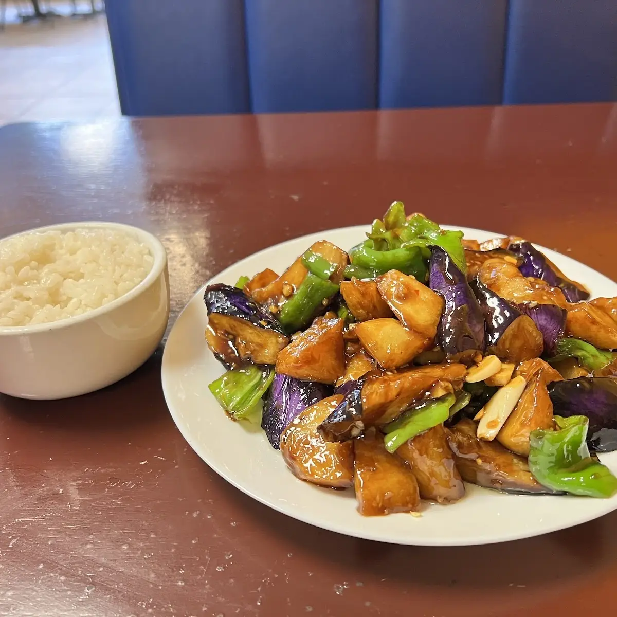 Eggplant in Garlic Sauce