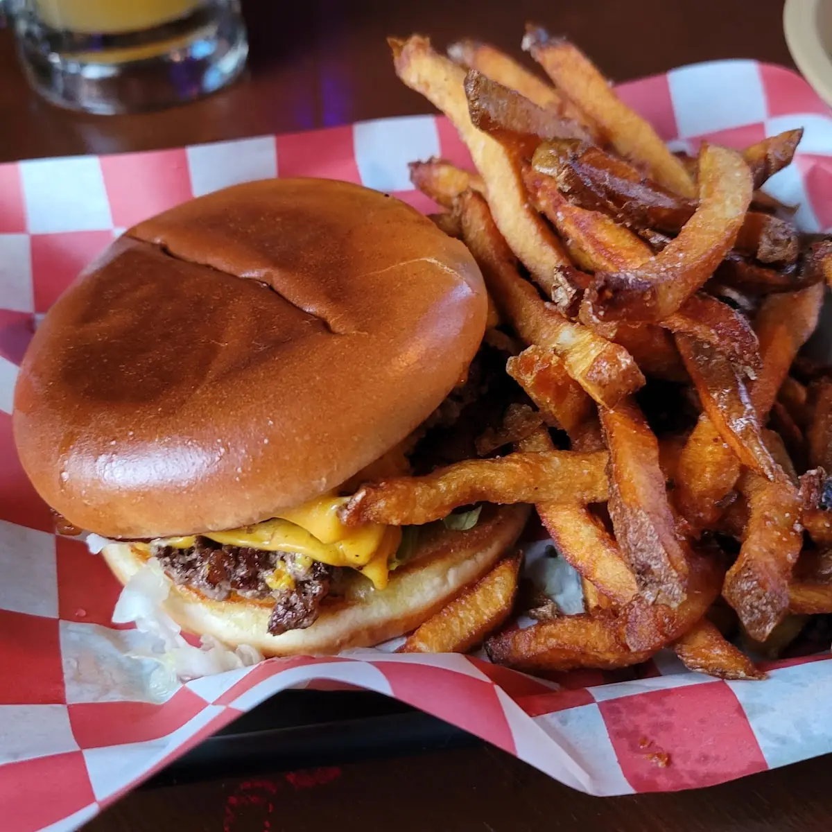 Double Cheeseburger with Fries