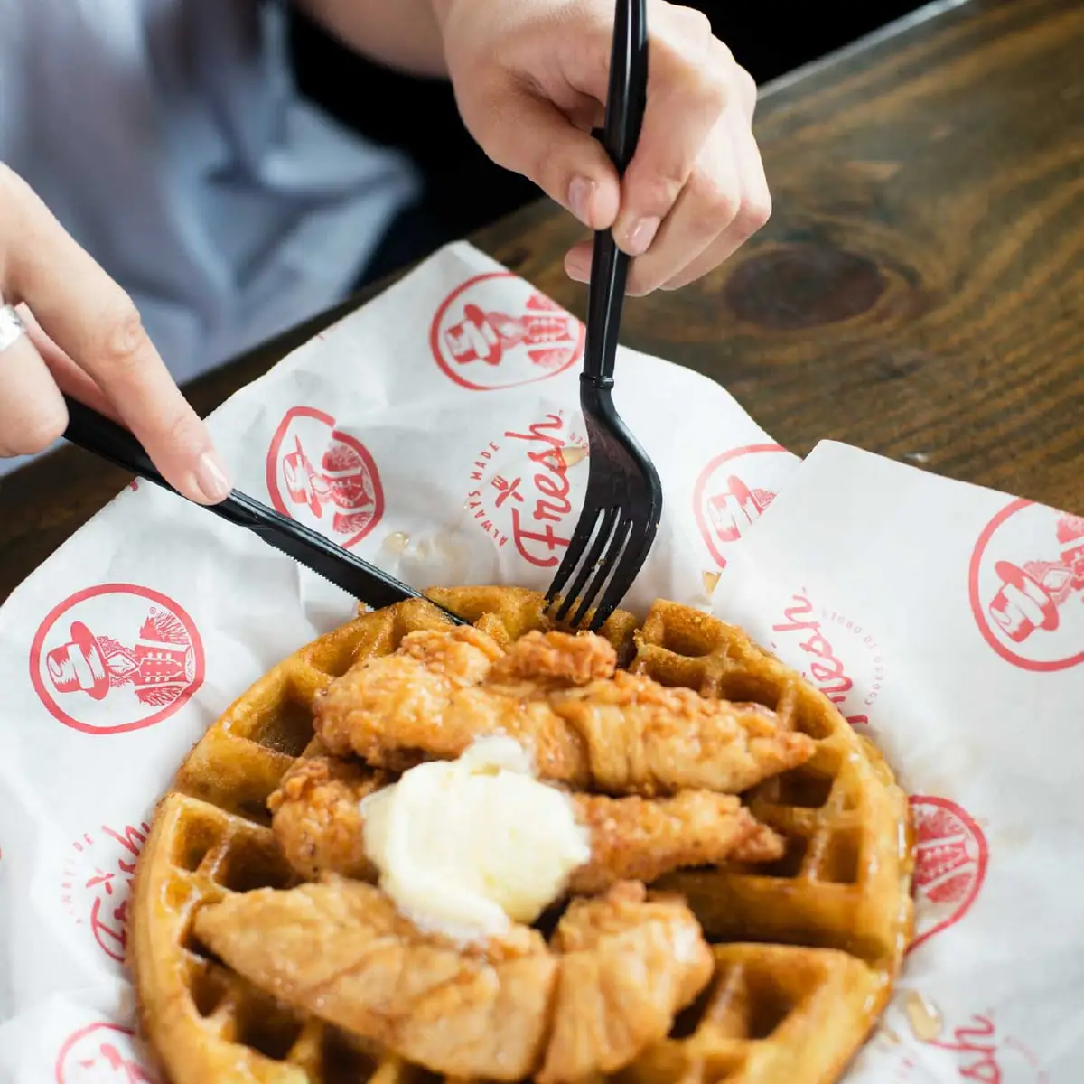 Fried Chicken and Waffle