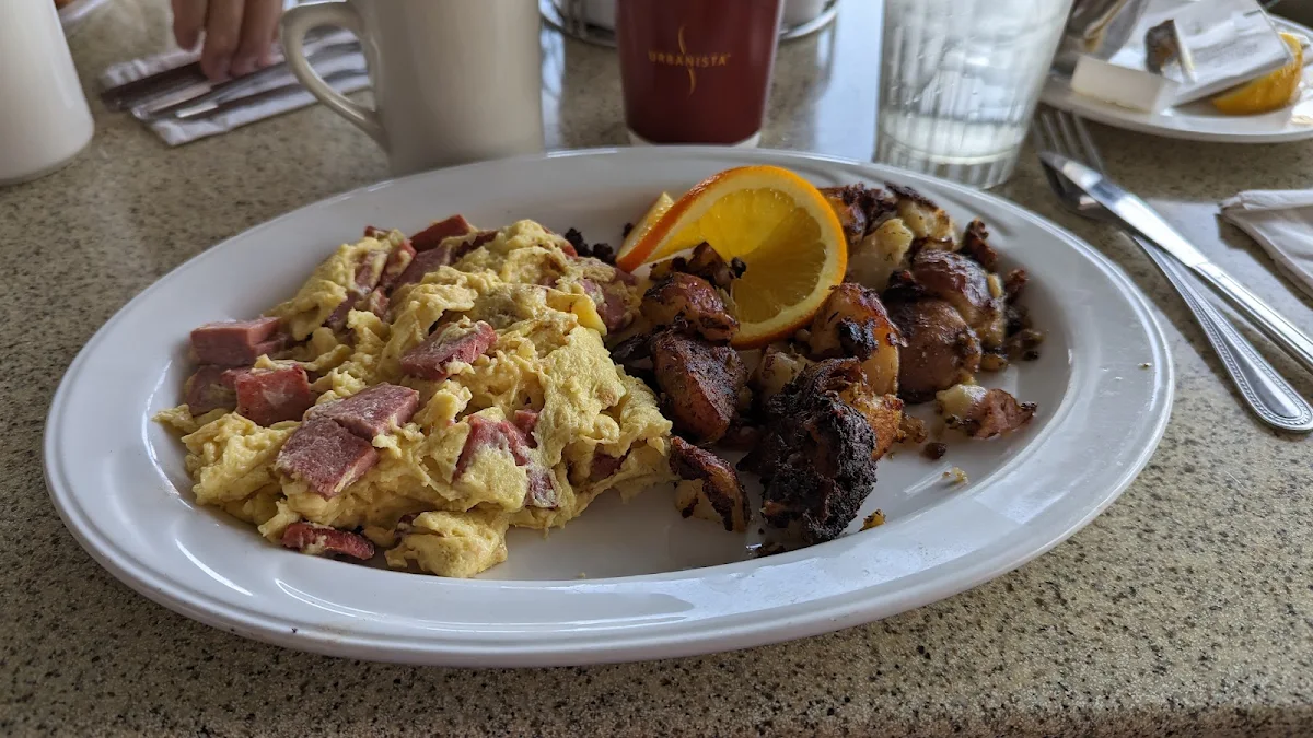 Eggs Benedict with Pastrami and Potatoes