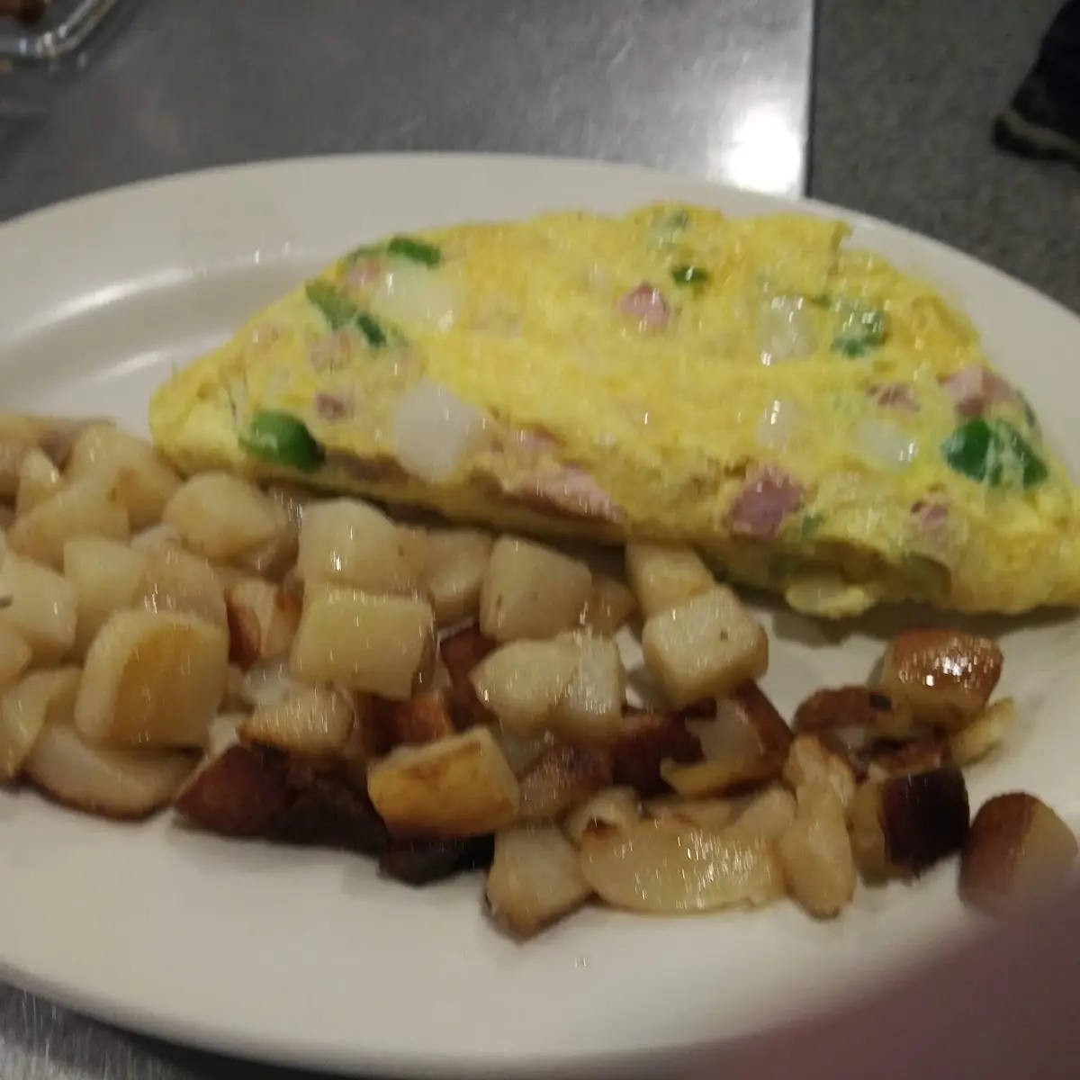 Ham & Veggie Omelette