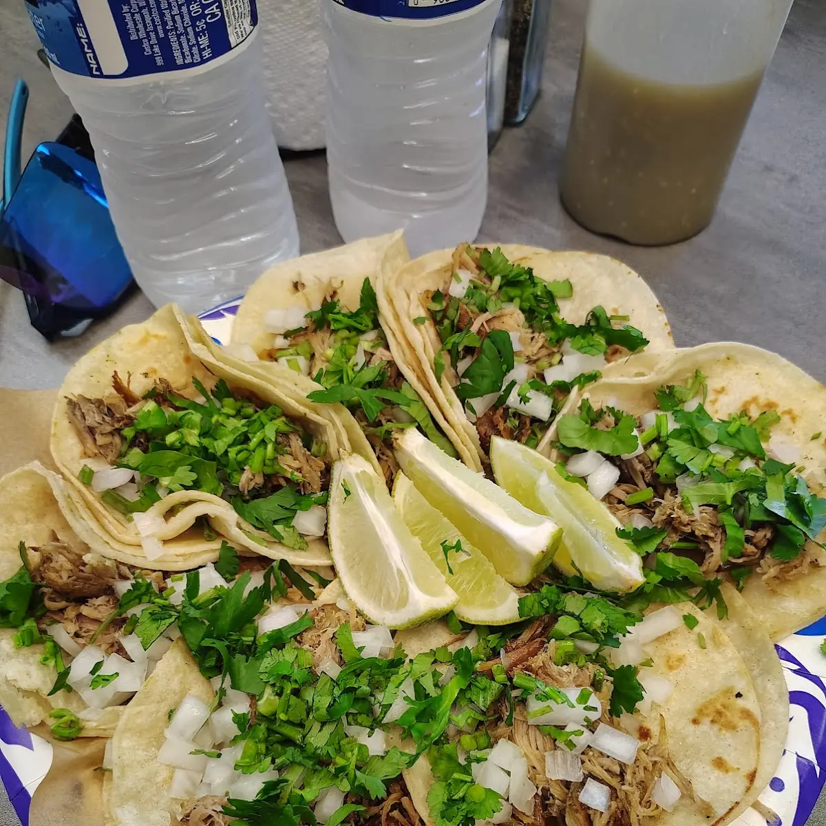 Chicken Tacos with Cilantro and Onions