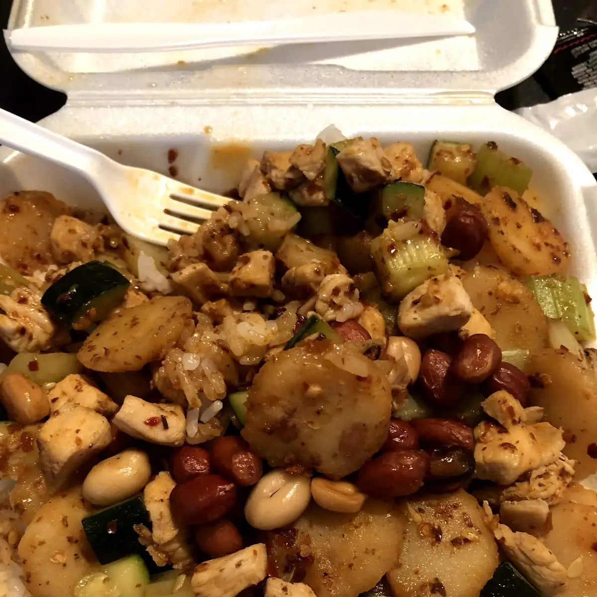 Kung Pao Chicken Rice
