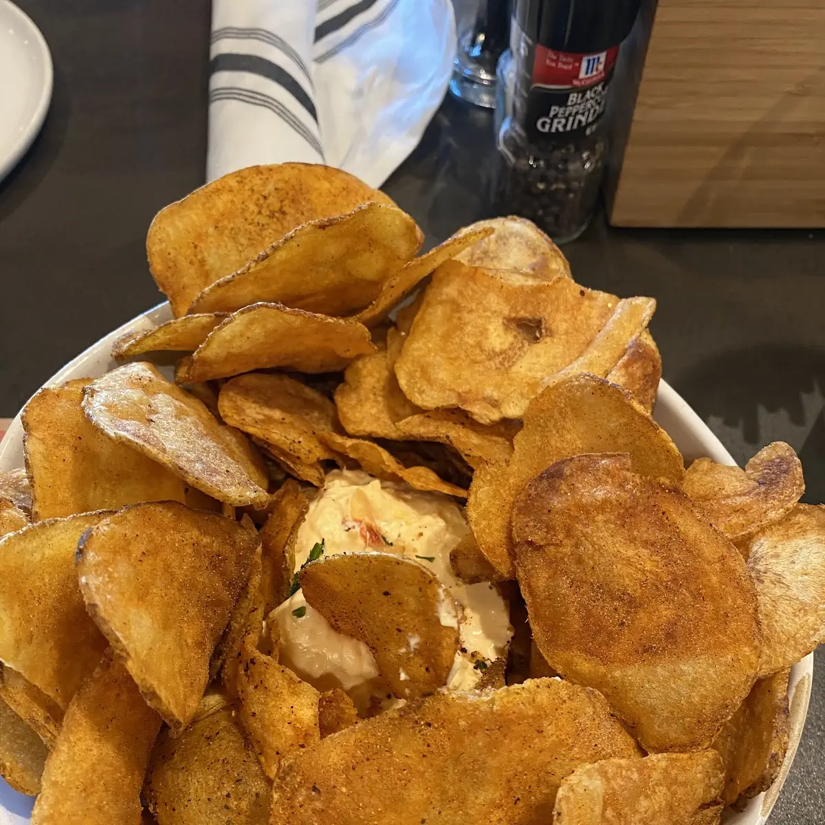 BBQ Chips and Pimento Cheese Dip