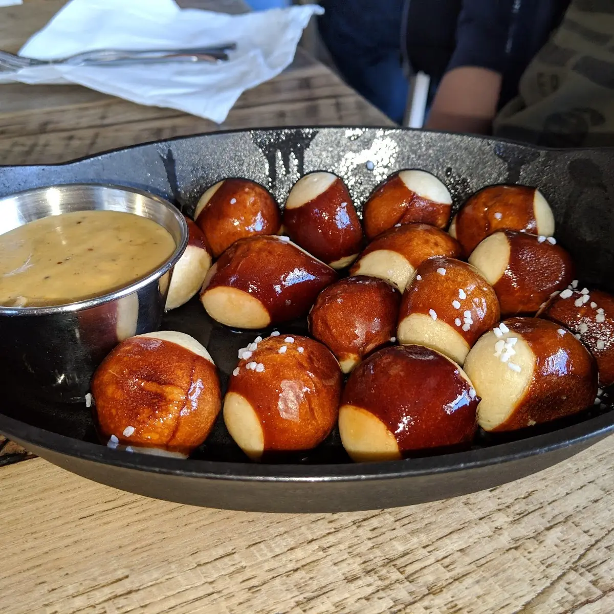 Pretzel Bites with Beer Cheese