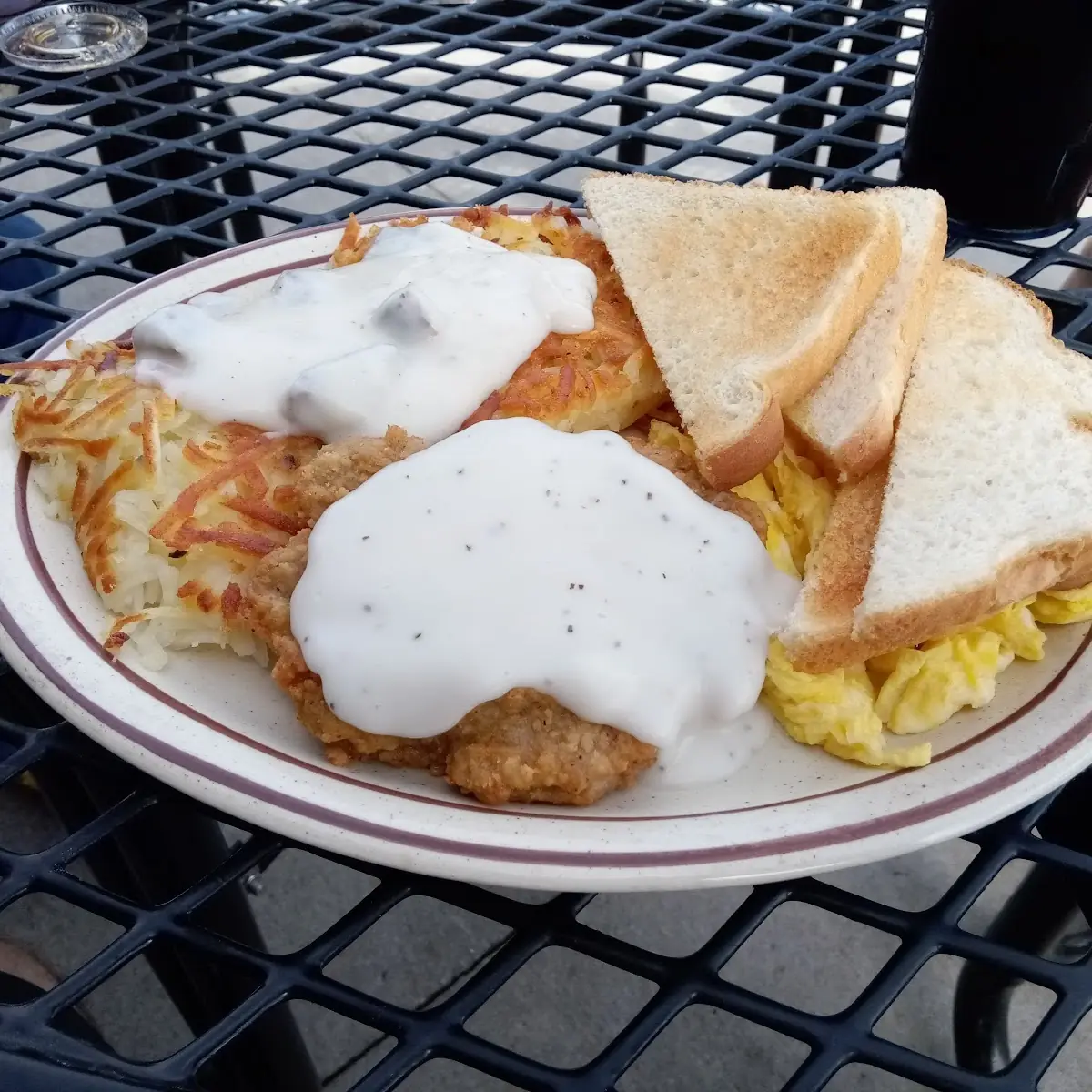 Chicken Fried Steak and Eggs