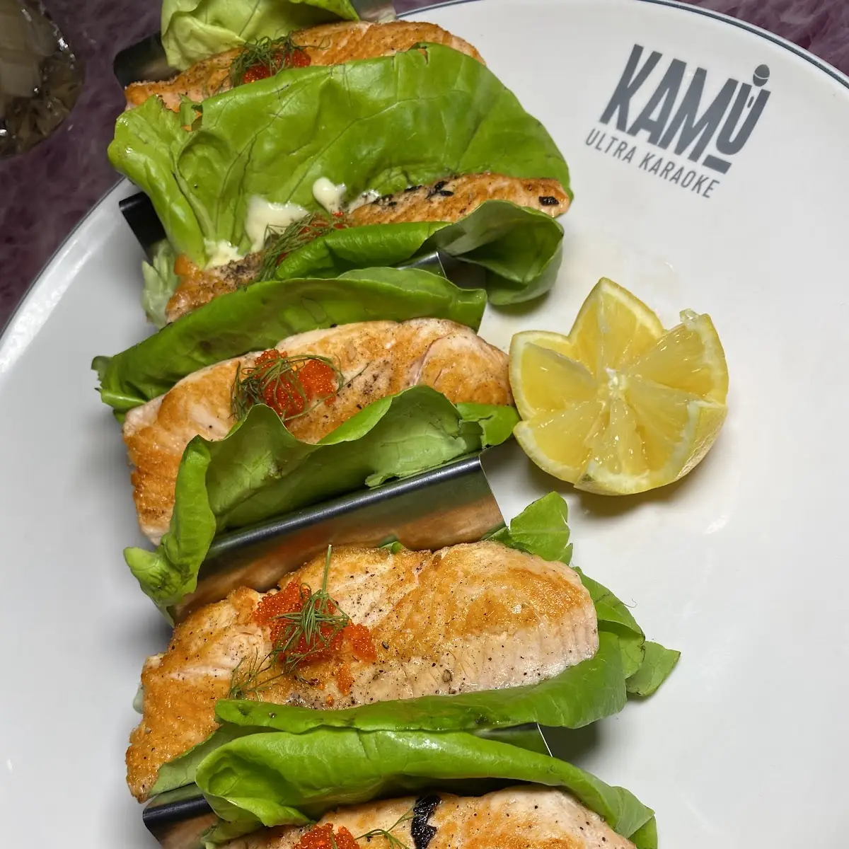 Salmon Butter Lettuce Wrap
