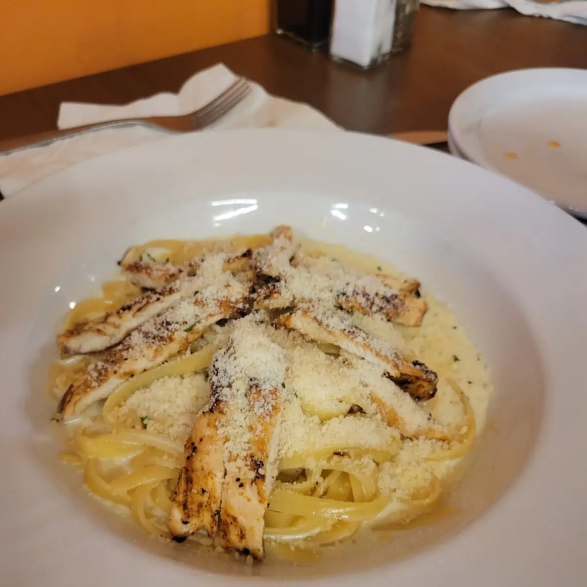 Fettuccine Alfredo with Chicken