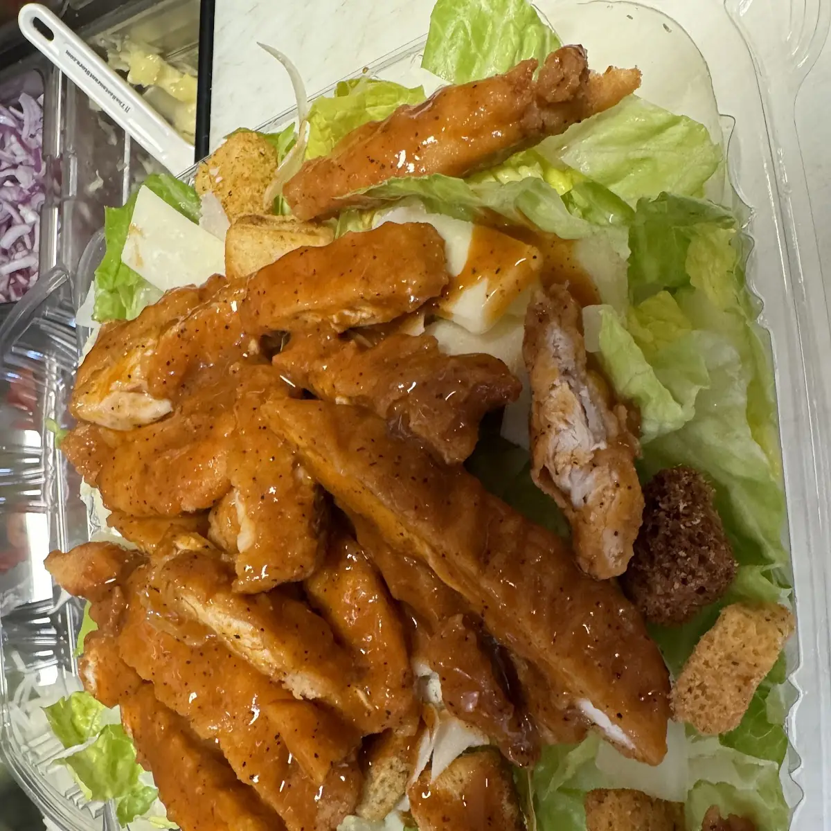 Buffalo Chicken Caesar Salad