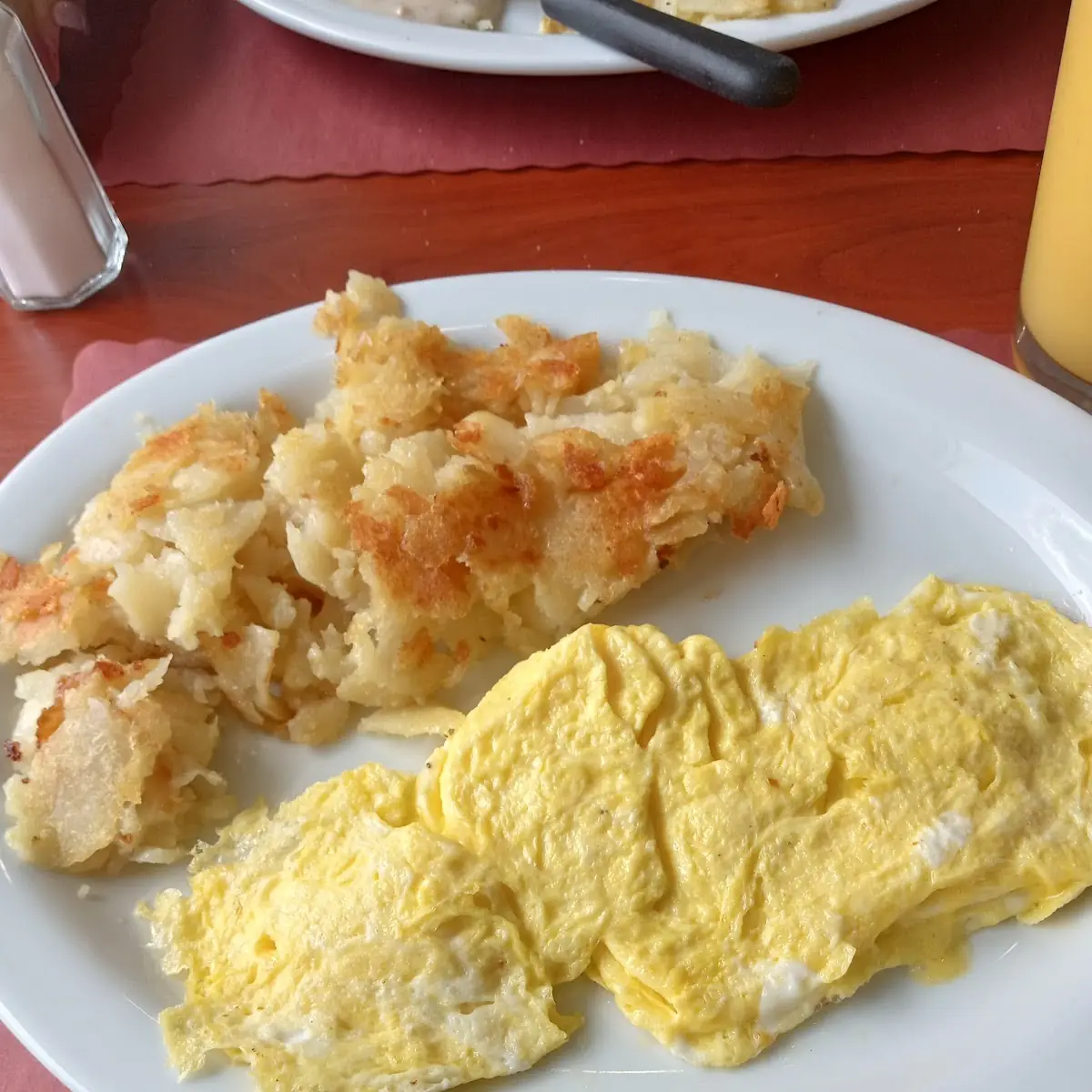 Scrambled Eggs with Hash Browns
