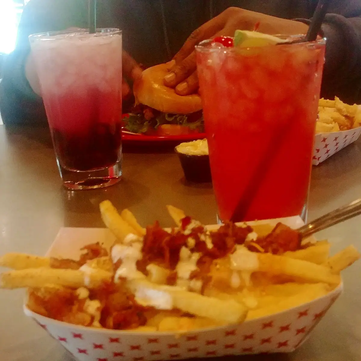Cherry Limeade and Blueberry Lemonade