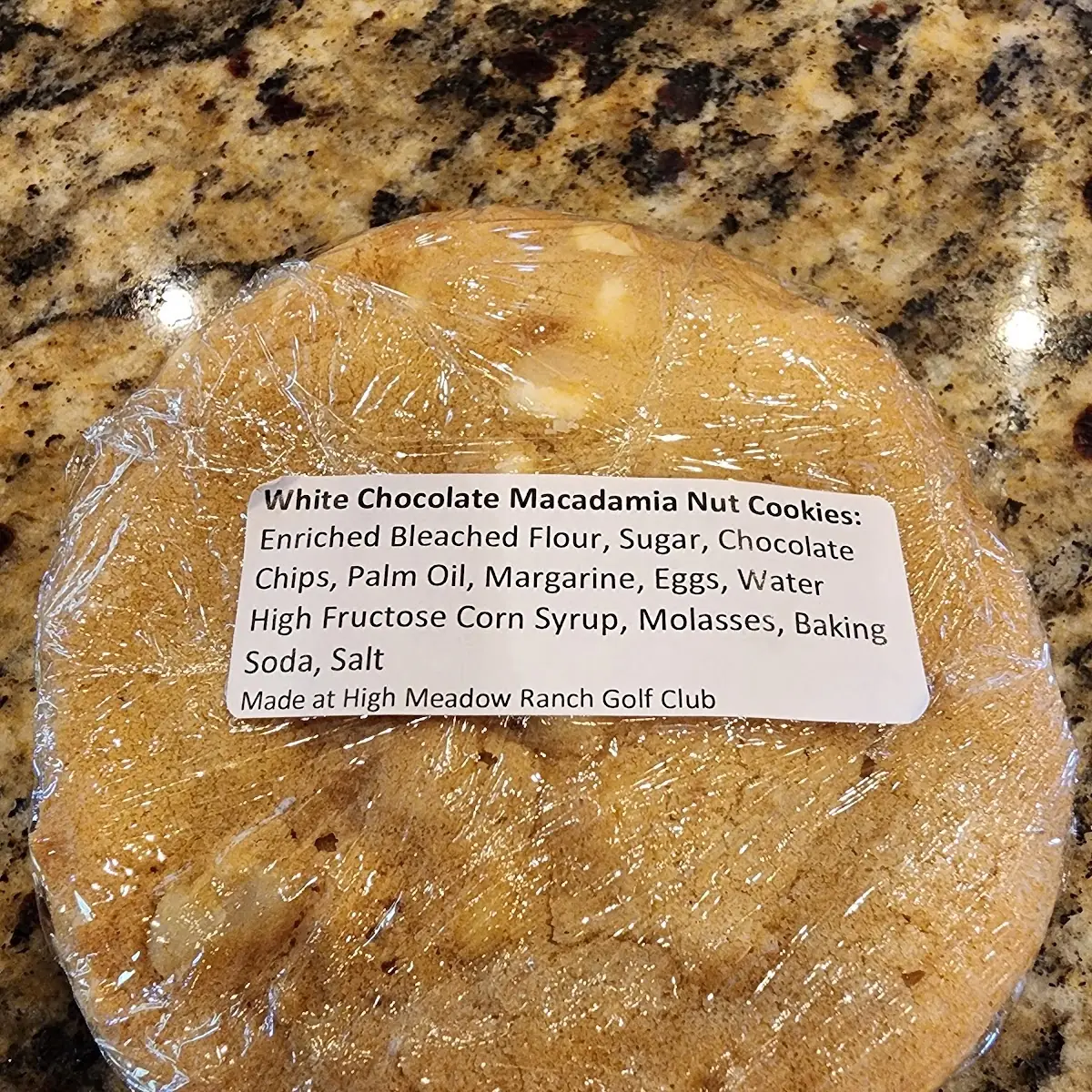 White Chocolate Macadamia Nut Cookie