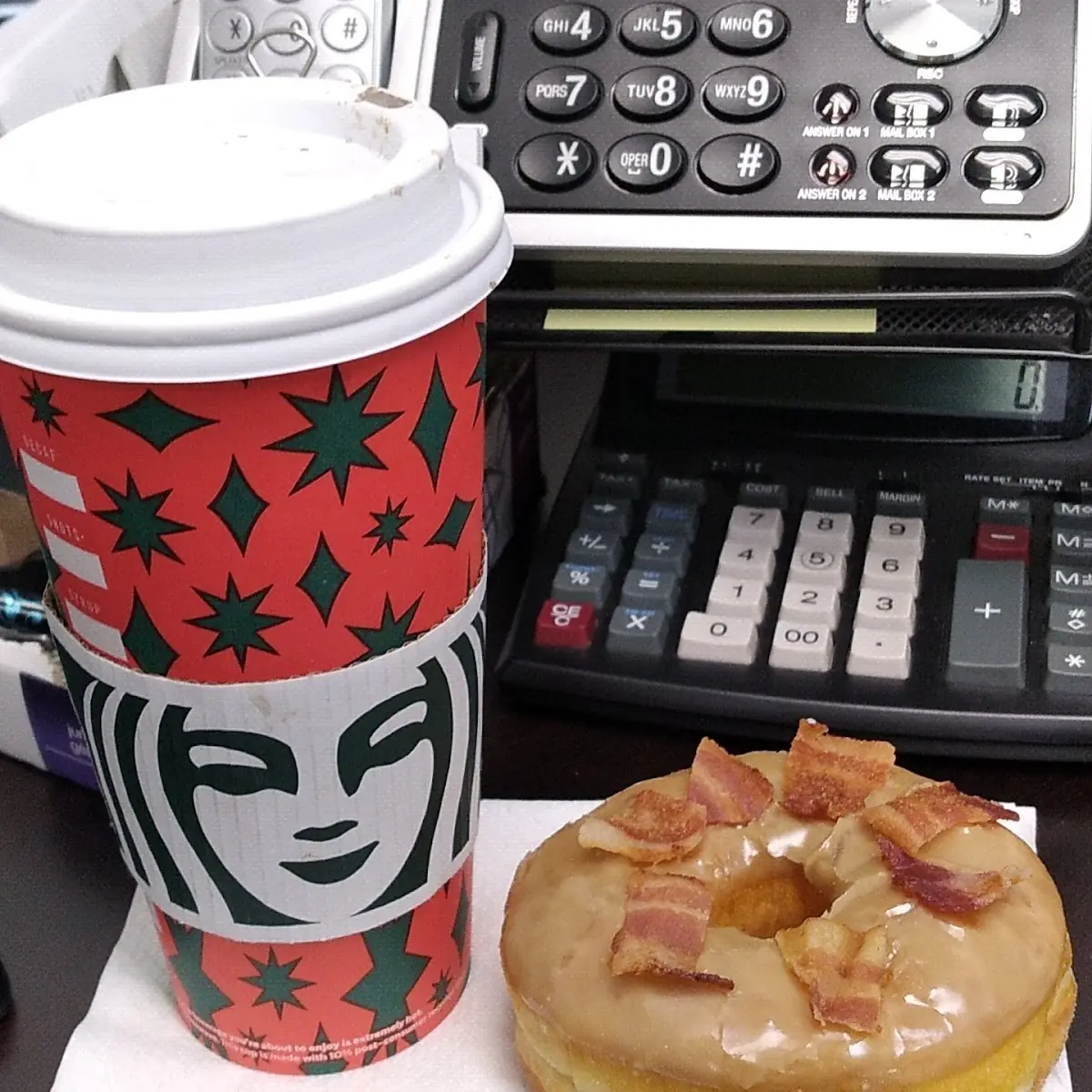 Maple Glaze Bacon Donut