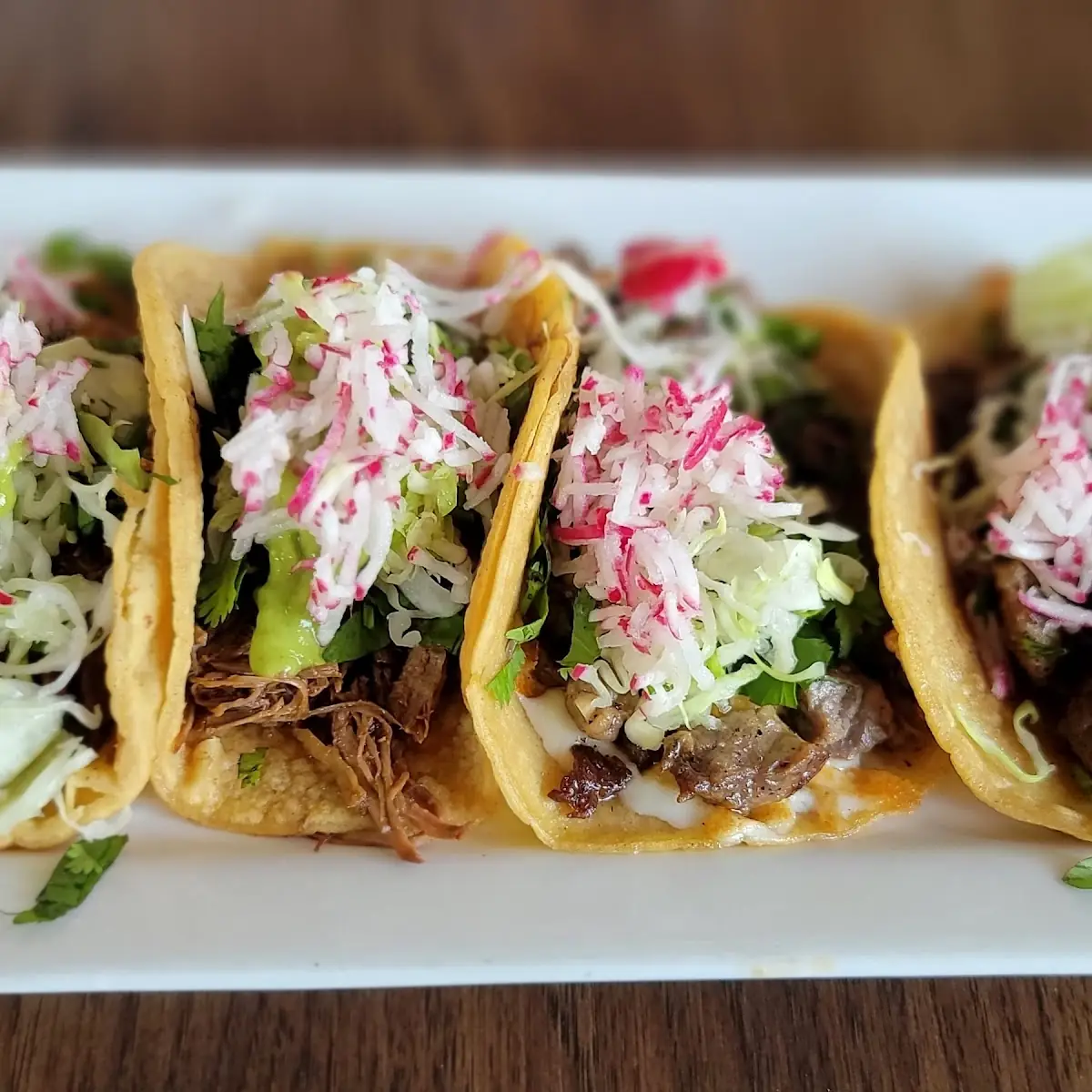 Rib Eye Tacos and Barbacoa