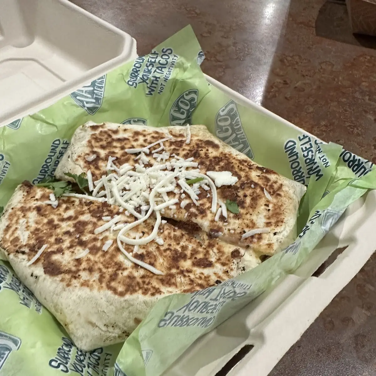 Cheese Quesadilla with Al Pastor