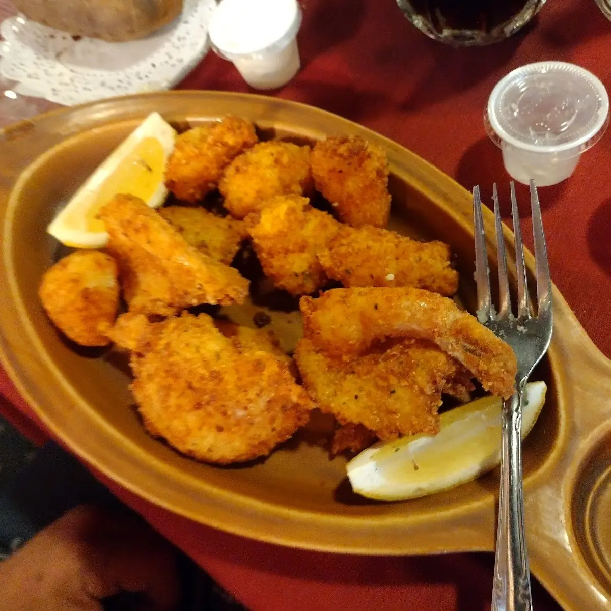 Deep Fried Shrimp and Scallops