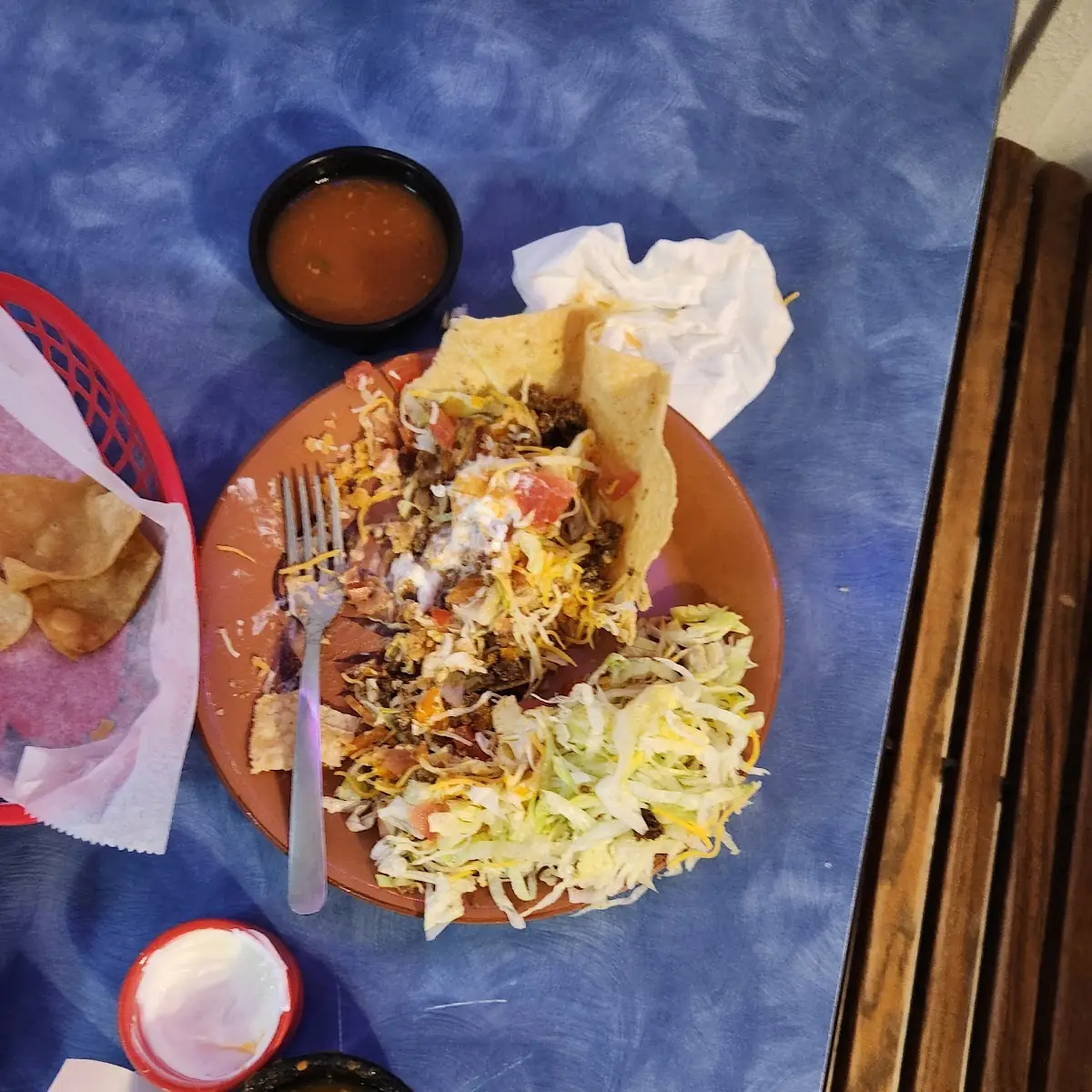 Taco Salad with Spoiled Lettuce