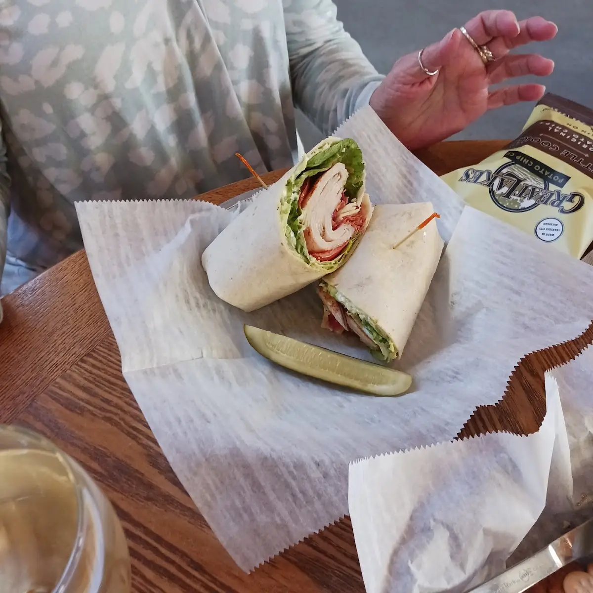 Club Sandwich as a Wrap