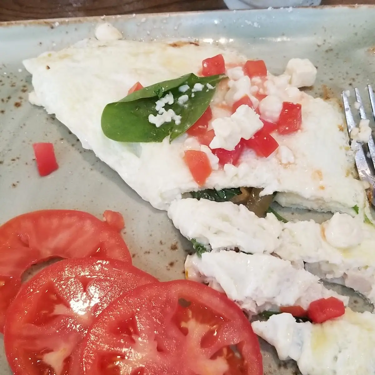 Egg White Veggie Omelette