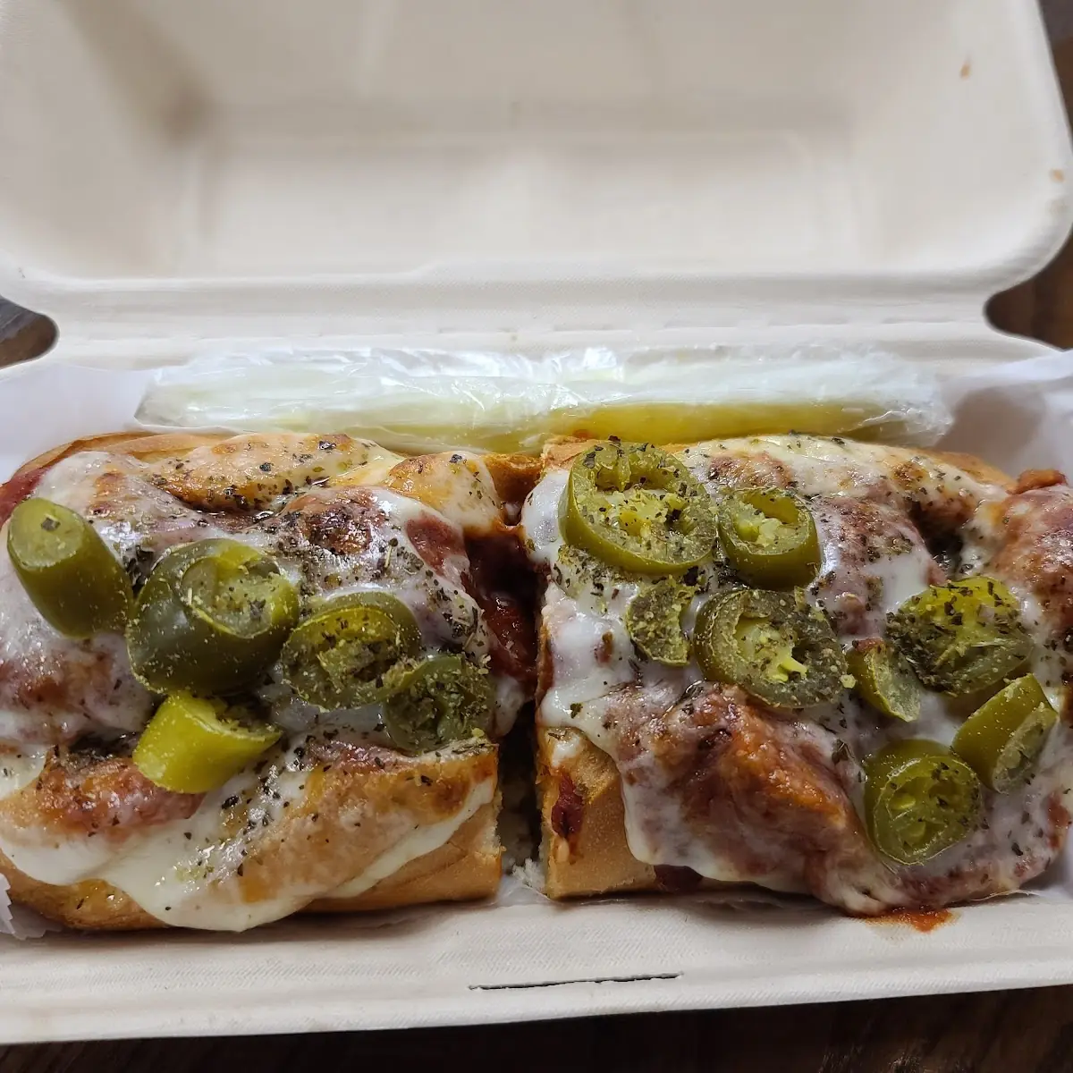 Meatball Parmesan Sandwich