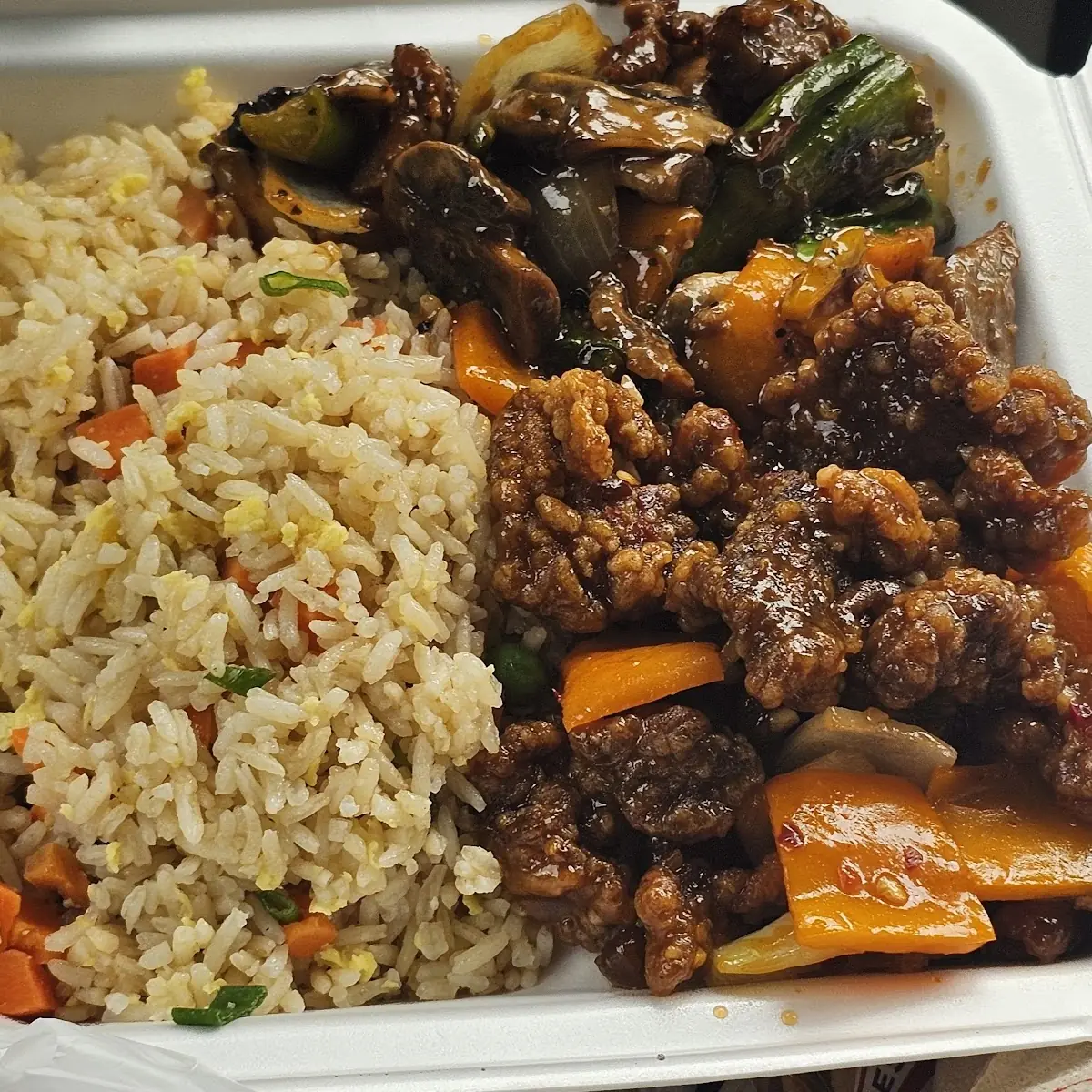 Sesame Chicken Fried Rice