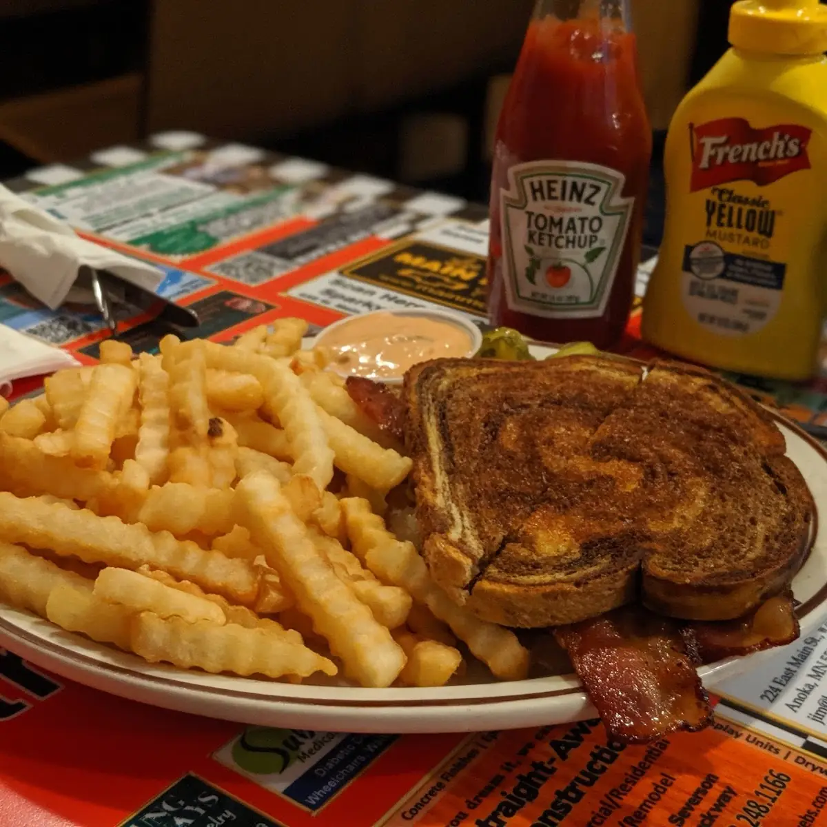 Jack Burger with Fries