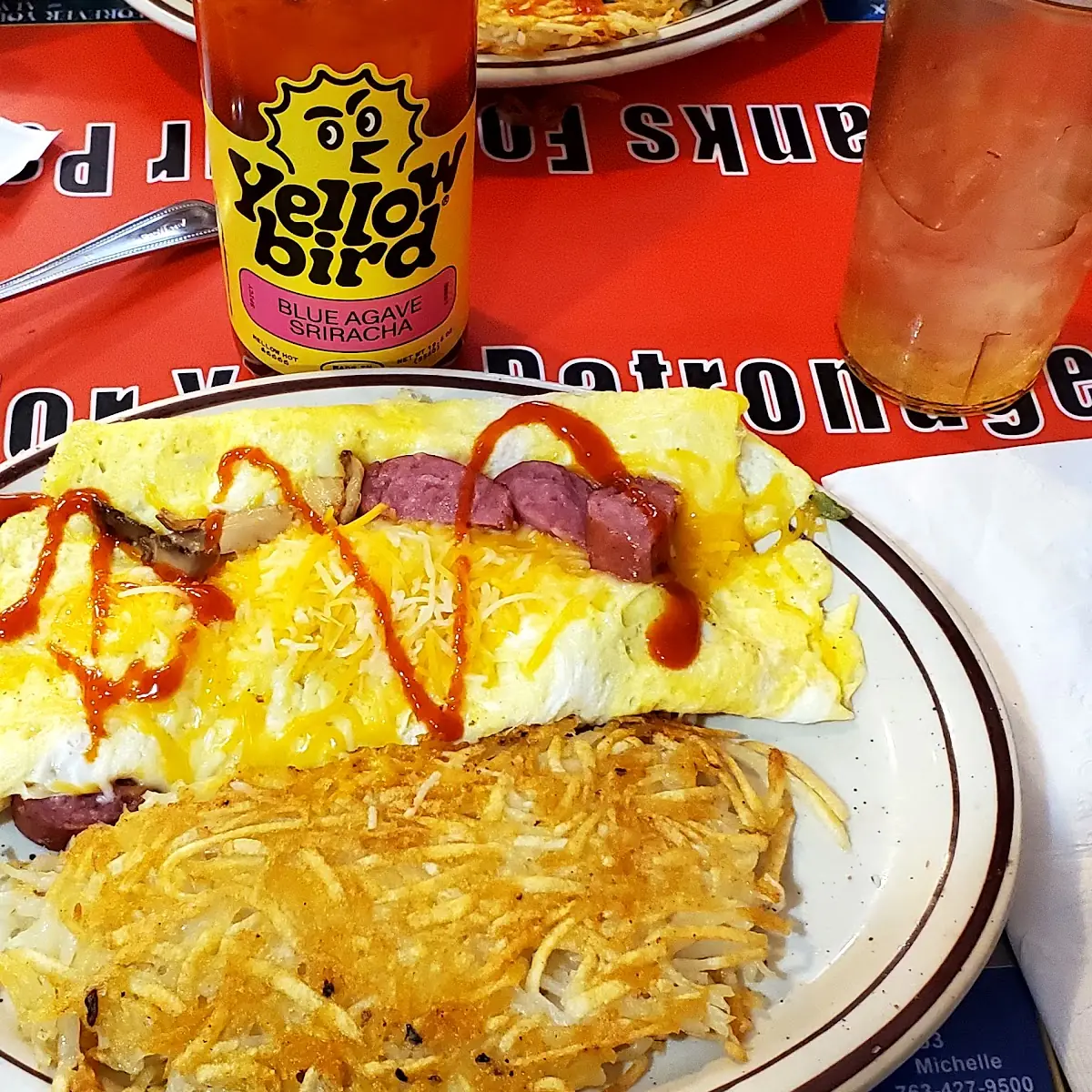 Smoked Sausage Omelette