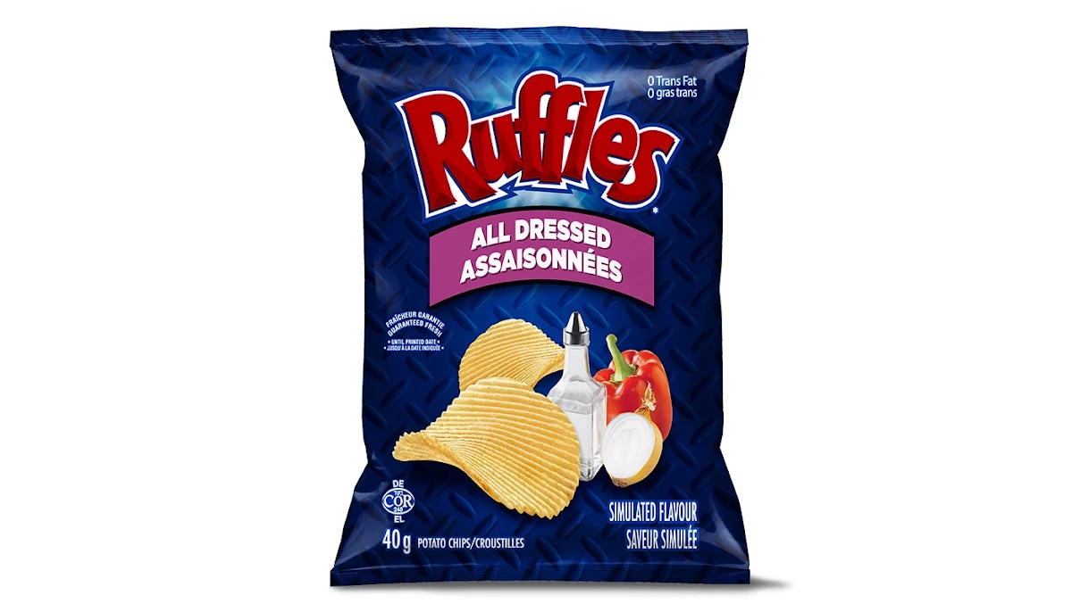 Ruffles Spicy All Dressed Flavoured Potato Chips