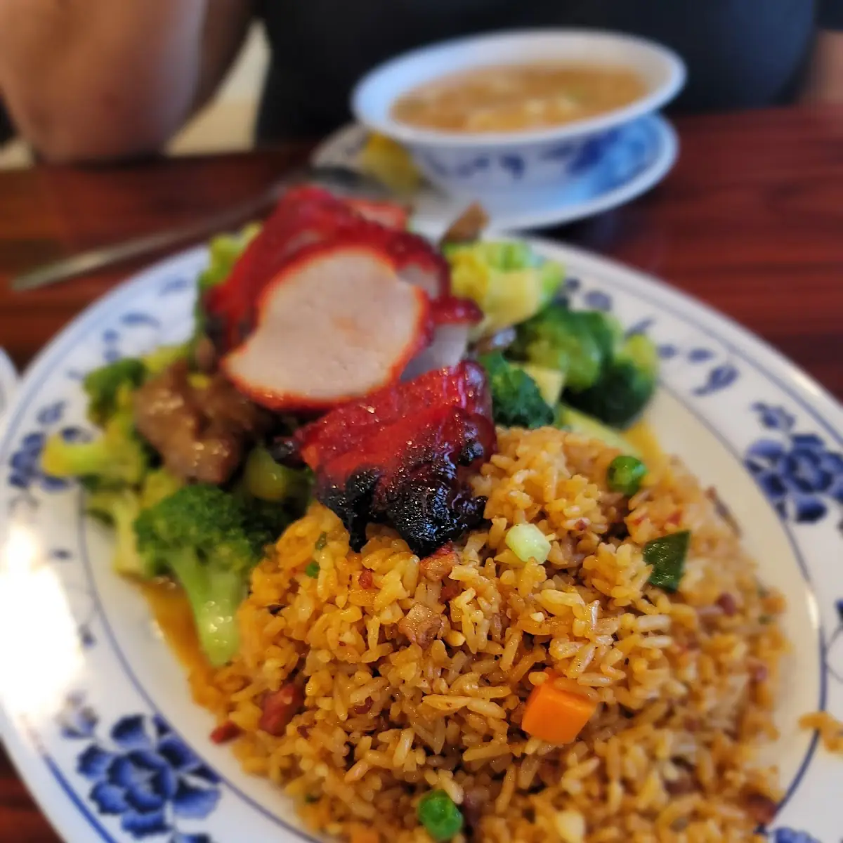 BBQ Pork Fried Rice Beef with Broccoli