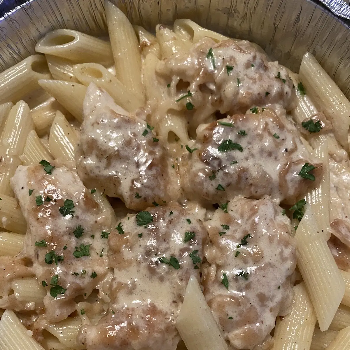Chicken Alfredo with Penne